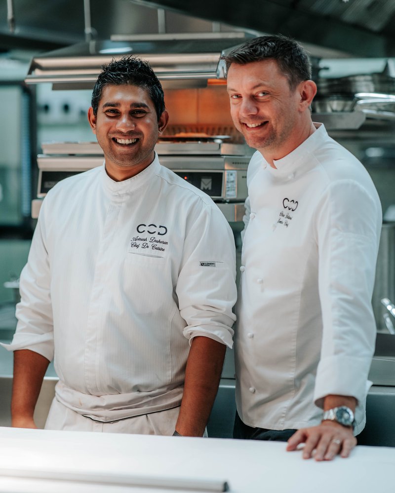 2 - DSC00572 - Olivier Belliard Executive Chef and Avinash Deokurun Chef de Cuisine Anais.jpg